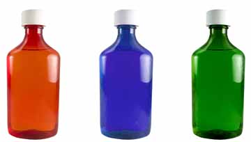 Oval Bottles with Child-Resistant Caps